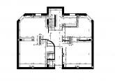 План цокольного этажа дома в стиле Ар-Деко (Art-deco)
