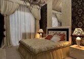 Спальня в квартире в классическом стиле