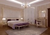 Гостевая спальня в квартире в классическом стиле