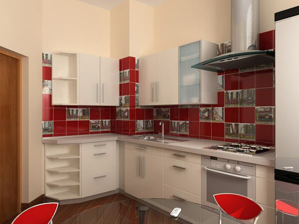 Дизайн проект интерьера кухни
