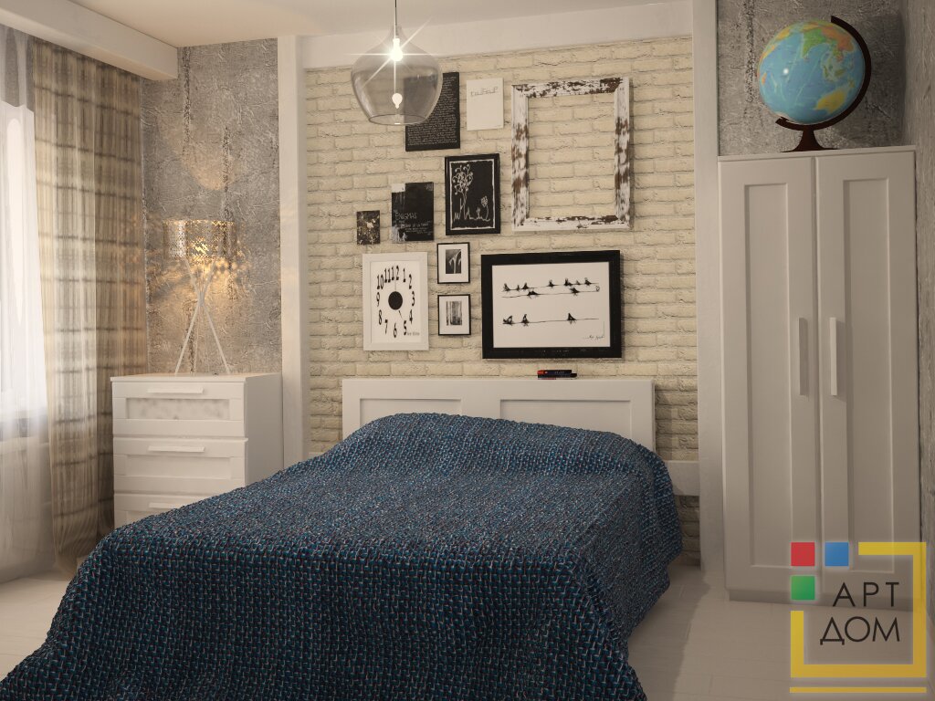 Экспресс дизайн интерьера спальни