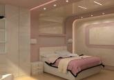 Дизайн спальни в стиле «Китч» в коттедже