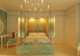 Дизайн спальни коттеджа в классическом стиле