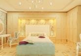 Дизайн спальни в коттедже в классическом стиле